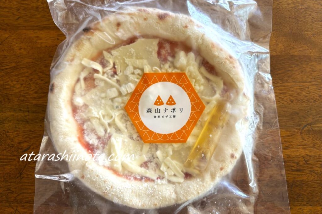 パッケージされた森山ナポリのクアトロフォルマッジ