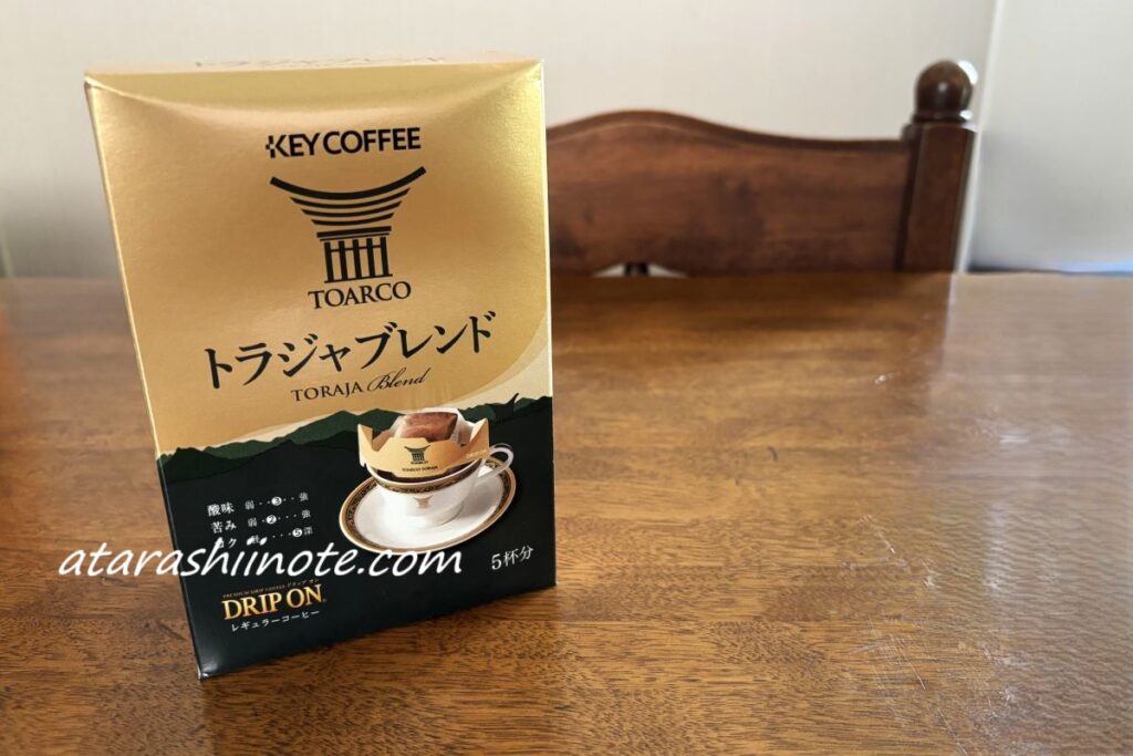 キーコーヒー　ドリップ オン トラジャブレンド