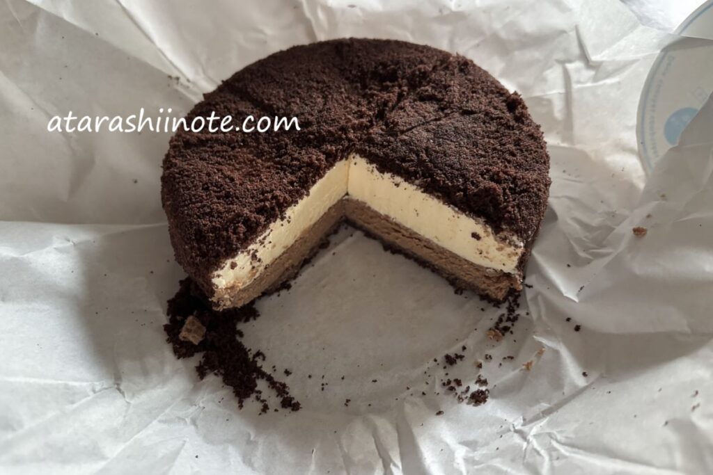 ルタオ ショコラドゥーブル 断面